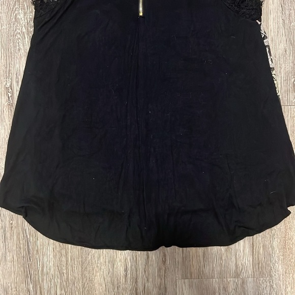 Weston Black Embroidered Floral Sheer Top - Picture 8 of 12